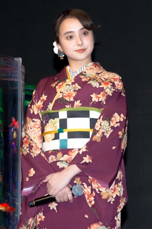 映画『すくってごらん』プレ金魚の日スペシャルイベントに登場した石田ニコル