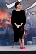 『劇場版シグナル 長期未解決事件捜査班』完成報告会に登場した吉瀬美智子