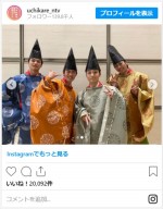 『ウチカレ』東啓介＆中川大輔＆大地伸永＆和田崇太郎の殿様姿　※『ウチの娘は、彼氏が出来ない!!』公式インスタグラム