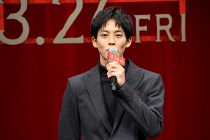 映画『モンスターハンター』ジャパンプレミアムトークショーに登場した松坂桃李