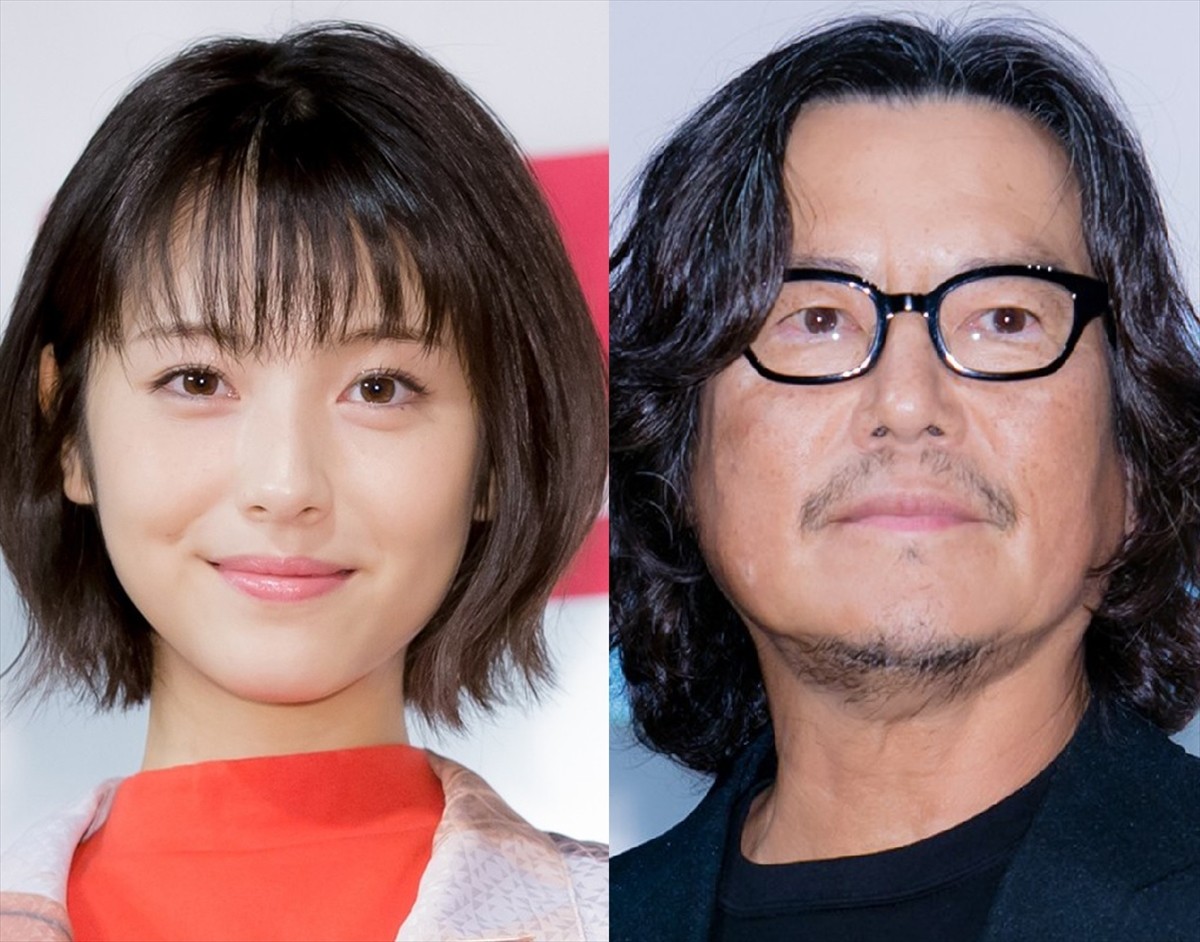 (左から)浜辺美波、豊川悦司