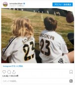 長男ブルックリンが22歳に！　幼少期の写真でお祝い　※「ロメオ・ベッカム」インスタグラム