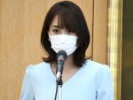 フジテレビ2021年4月改編記者発表に出席した井上清華アナウンサー