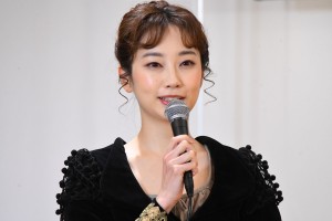 ミュージカル『ゴヤ‐GOYA‐』製作発表記者会見に登場した清水くるみ