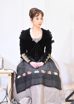 ミュージカル『ゴヤ‐GOYA‐』製作発表記者会見に登場した清水くるみ