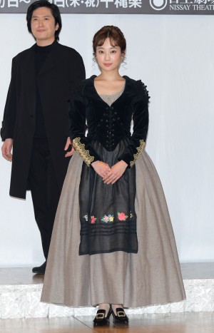 ミュージカル『ゴヤ‐GOYA‐』製作発表記者会見に登場した清水くるみ