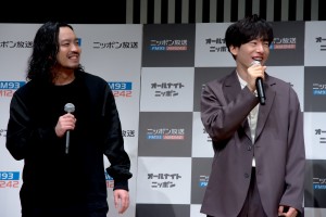 『オールナイトニッポン0（zero）』パーソナリティ発表記者会見に出席したCreepy Nuts