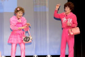 劇場版『奥様は、取り扱い注意』公開直前イベントに登場した林家パー子、林家ペー