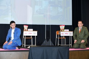 ケロッグ オールブラン「腸能力アップ・プログラム」記者発表会に登場したミルクボーイ