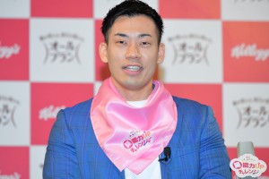 ケロッグ オールブラン「腸能力アップ・プログラム」記者発表会に登場したミルクボーイ・駒場孝
