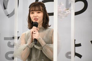 映画『幕が下りたら会いましょう』製作発表会に登場した江野沢愛美