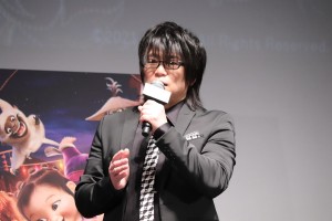 映画『ラーヤと龍の王国』大ヒット記念舞台あいさつに登場した森川智之