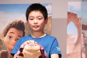 映画『ラーヤと龍の王国』大ヒット記念舞台あいさつに登場した斎藤汰鷹