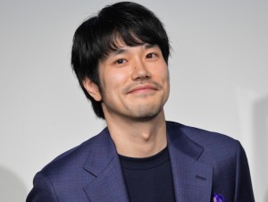 映画『BLUE／ブルー』完成報告会に登場した松山ケンイチ