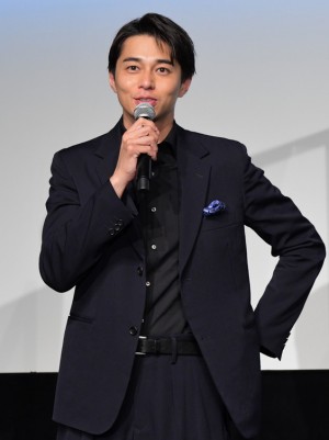映画『BLUE／ブルー』完成報告会に登場した東出昌大