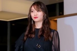 ドラマ『RISKY』完成披露トークイベントに登場した山下リオ