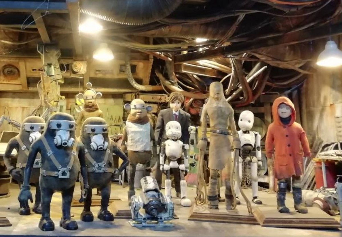 映画『JUNK HEAD』人形&絵コンテ・メイキング写真の展示会より人形展示