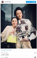 中村アンと冨永愛、『グランメゾン東京』2ショット　※「中村アン」インスタグラム