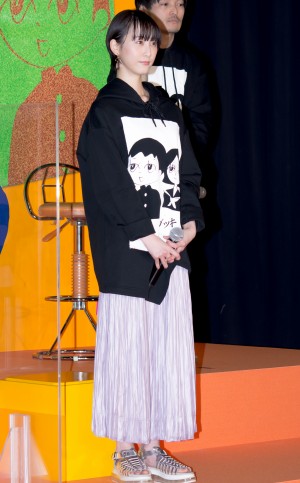 映画『ゾッキ』公開直前イベントに出席した松井玲奈