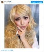 内田理央のギャルメイク姿　※「内田理央」インスタグラム