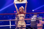 『K-1 WORLD GP 2021 JAPAN～K'FESTA.4 Day.1～』でSPラウンドガールを務めた熊田曜子