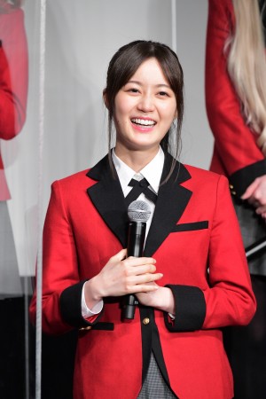 ドラマ『賭ケグルイ双』完成報告イベントに登場した乃木坂46・生田絵梨花