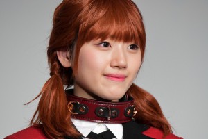 ドラマ『賭ケグルイ双』完成報告イベントに登場した日向坂46・佐々木美玲