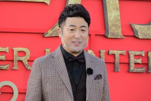 映画『モンスターハンター』公開直前イベントに登場した和牛・水田信二