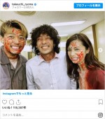 最終話で死闘を繰り広げた3人　※「竹内涼真」インスタグラム