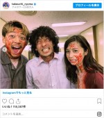 最終話で死闘を繰り広げた3人　※「竹内涼真」インスタグラム