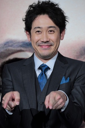 映画『騙し絵の牙』公開前夜祭に登場した大泉洋