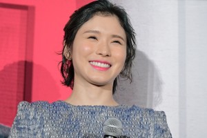 映画『騙し絵の牙』公開前夜祭に登場した松岡茉優