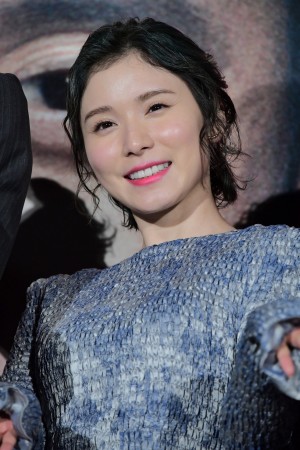 映画『騙し絵の牙』公開前夜祭に登場した松岡茉優