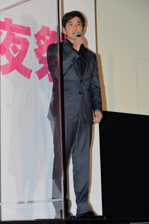 映画『騙し絵の牙』公開前夜祭に登場した佐藤浩市