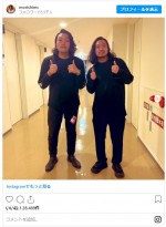 見取り図・盛山＆R‐指定　兄弟みたいな2ショット　※「盛山晋太郎（見取り図）」インスタグラム