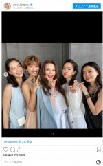 （左から）谷川りさこ、山田優、香里奈、桐谷美玲、泉はる　※「桐谷美玲」インスタグラム