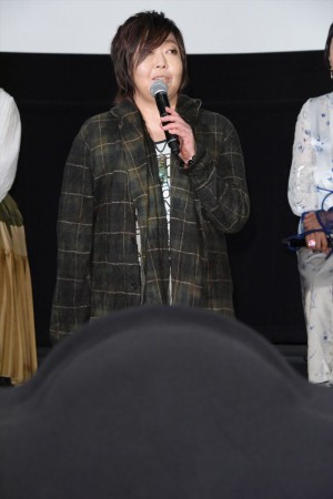 『シン・エヴァンゲリオン劇場版:||』来場御礼舞台あいさつに登壇した緒方恵美