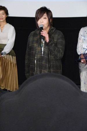 『シン・エヴァンゲリオン劇場版:||』来場御礼舞台あいさつに登壇した緒方恵美