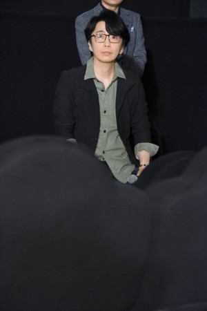 『シン・エヴァンゲリオン劇場版:||』来場御礼舞台あいさつに登壇した岩永哲哉