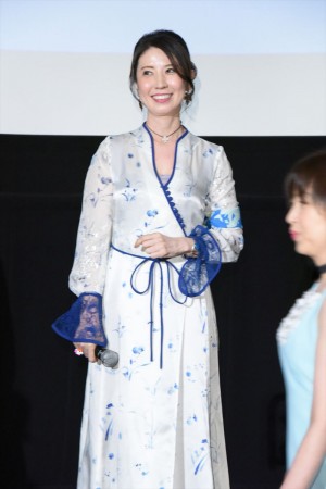 『シン・エヴァンゲリオン劇場版:||』来場御礼舞台あいさつに登壇した三石琴乃