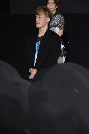 『シン・エヴァンゲリオン劇場版:||』来場御礼舞台あいさつに登壇した勝杏里