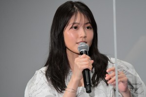 映画『バイプレイヤーズ～もしも100人の名脇役が映画を作ったら～』完成披露イベントに登場した有村架純