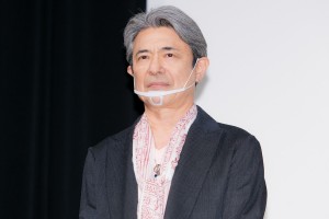 映画『大綱引の恋』佐々部清監督1周忌追悼イベント舞台あいさつに登場した升毅