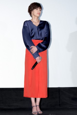 『劇場版シグナル 長期未解決事件捜査班』初日舞台あいさつに登場した吉瀬美智子