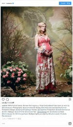 キルスティン・ダンスト、第1子妊娠時の麗しい妊婦姿　※「ロダルテ」インスタグラム