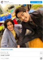 “イケメン兄弟”大谷亮平＆渡邊圭祐の2ショット　※ドラマ『恋はDeepに』インスタグラム