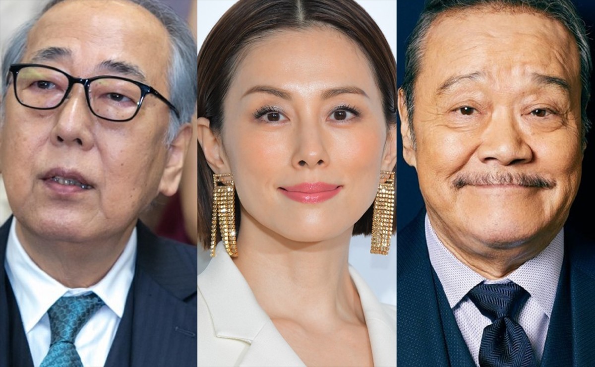 （左から）岸部一徳、米倉涼子、西田敏行