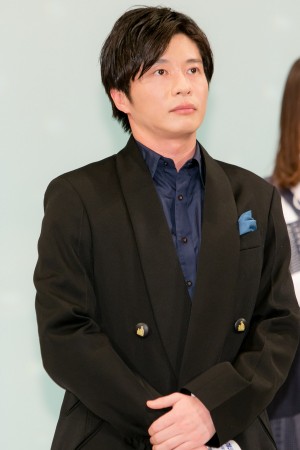 映画『ヒノマルソウル～舞台裏の英雄たち～』完成披露イベントに登場した田中圭