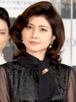 『連続ドラマW 華麗なる一族』記者発表会に登場した内田有紀