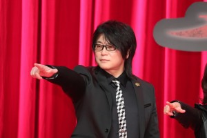 劇場版『名探偵コナン 緋色の弾丸』完成披露試写会に登場した森川智之
